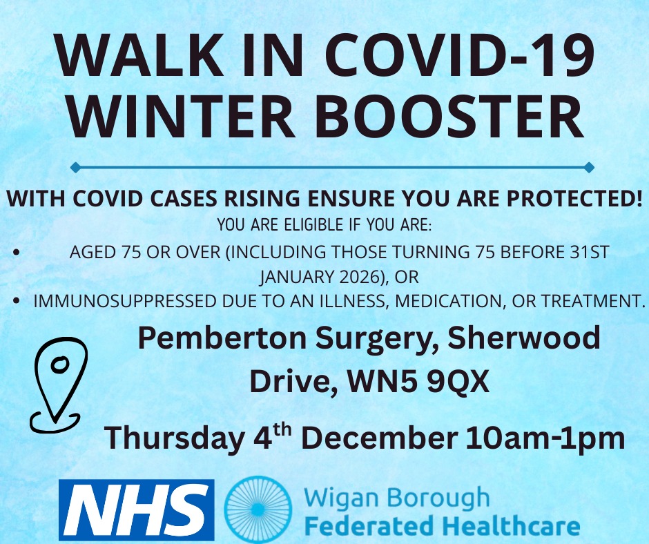 Walk In Covid-19 Winter Booster